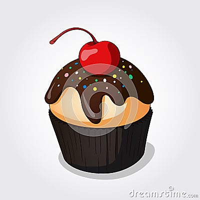 Cupcake Stock Photo