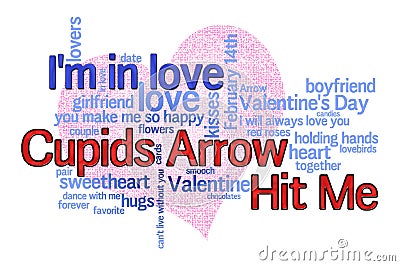 Cupids Arrow Stock Photo