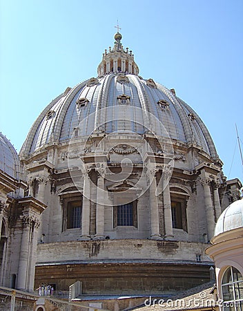 Cupola di San Pietro Editorial Stock Photo