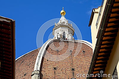 Cupola of the Dome , Florence Cathedral Editorial Stock Photo