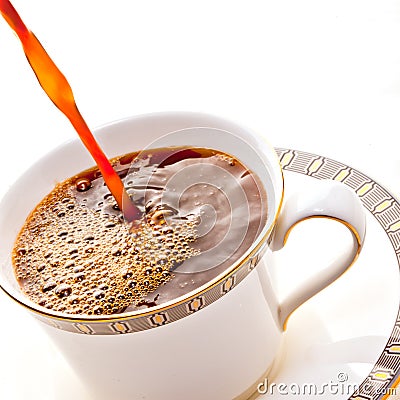 Cuppa Coffee Stock Photo