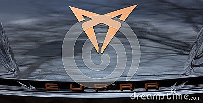 a cupra car logo Editorial Stock Photo