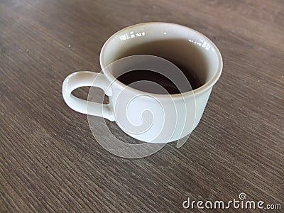 Cups coffee and tea Stock Photo