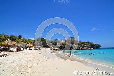 Curacao beach Editorial Stock Photo