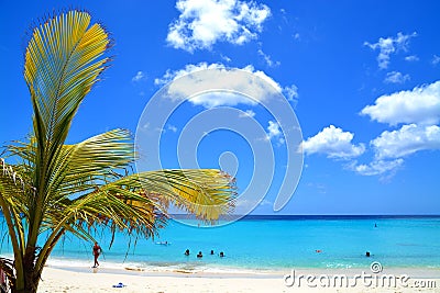 Curacao beach Editorial Stock Photo