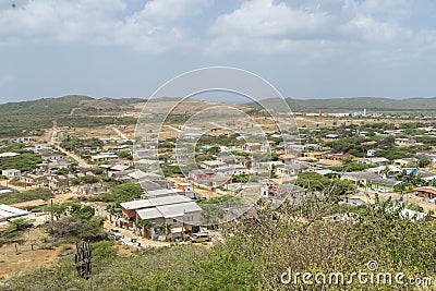 Curacao Views to Gato Stock Photo