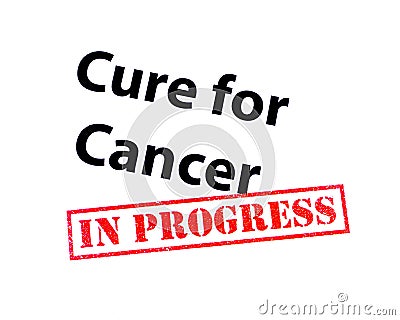 Cure for Cancer In Progress Stock Photo