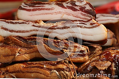 Cured Meat / Bacon Stock Photo