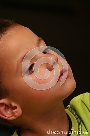 Curios kid Stock Photo