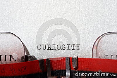 Curiosity concept view Stock Photo