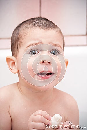 Curious baby Stock Photo