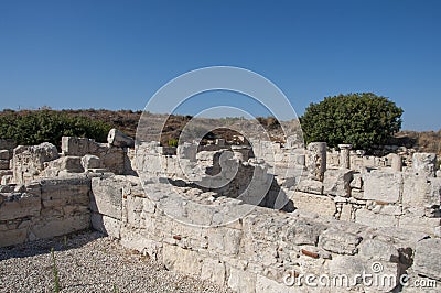 Curium Ancient Theater Kourion Stock Photo