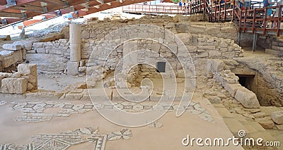 Curium Ancient Theater Kourion Limassol - Cyprus Stock Photo