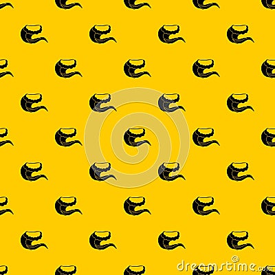 Curling and cracking wave pattern vector Vector Illustration