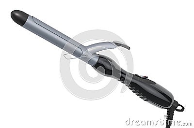 Curling Iron Hair Curler, 3D rendering Stock Photo