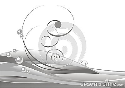 Curls Vector Illustration