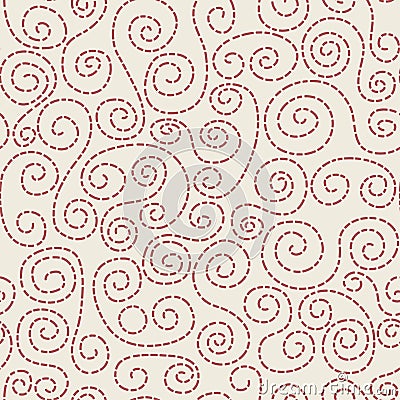 Curly pattern Vector Illustration