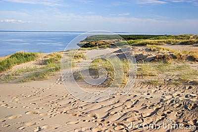 Curonian lagoon Stock Photo