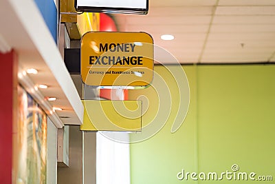 Currency exchange Stock Photo