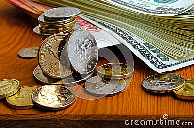 Currency speculation. Stock Photo