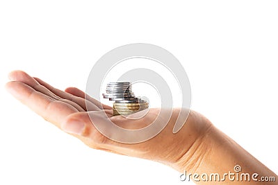 Current mexican Pesos Stock Photo