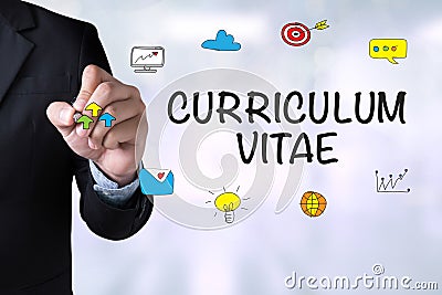 CURRICULUM VITAE Stock Photo