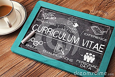 Curriculum vitae concept Stock Photo