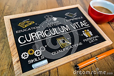 Curriculum vitae concept Stock Photo