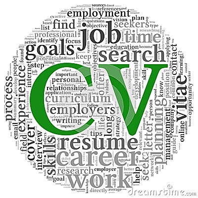 It is the standard representation of credentials within academia. Image Of Curriculum Vitae . Curriculum Vitae Concept In Word Tag Cloud Stock Images ...
