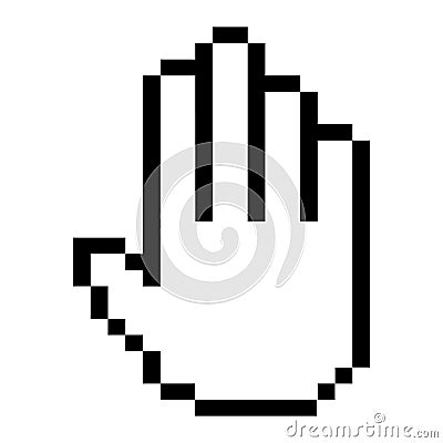 Cursor icon, computer pointer and arrow symbol Vector Illustration
