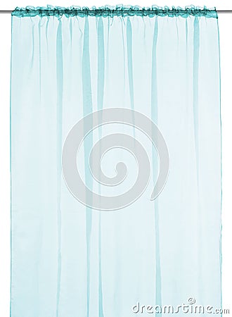 Curtain isolated on white background Stock Photo
