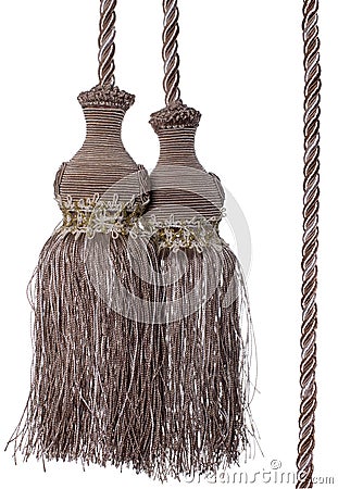 Curtain Tassel Stock Photo