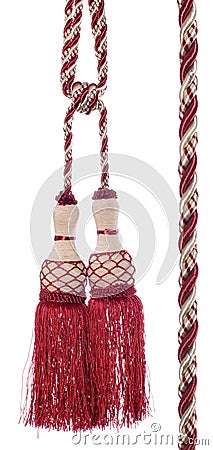 Curtain Tassel Stock Photo