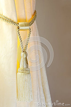 Curtain tier Stock Photo