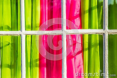 Curtains Stock Photo