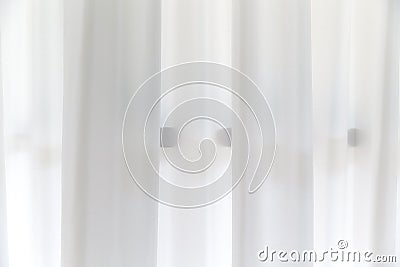 Curtains window decoration interior Stock Photo