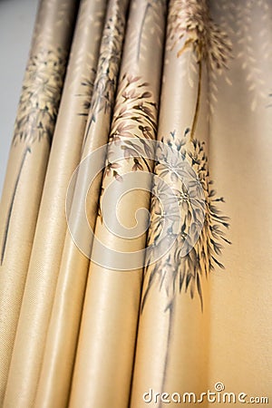 Curtains Stock Photo