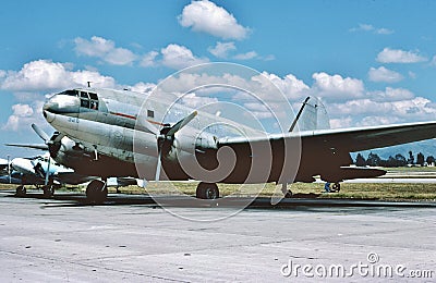 Curtiss Wright C-46D Commando N66326 CN 33276 Editorial Stock Photo