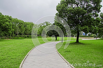 Curve path Stock Photo