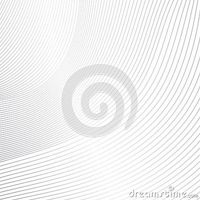 Curve stripes white texture background Vector Illustration
