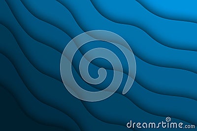 Curved abstract background - BLUE Stock Photo