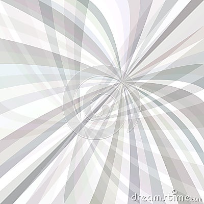 Curved ray burst background - vector graphic from curves in light grey tones with opacity effect Vector Illustration