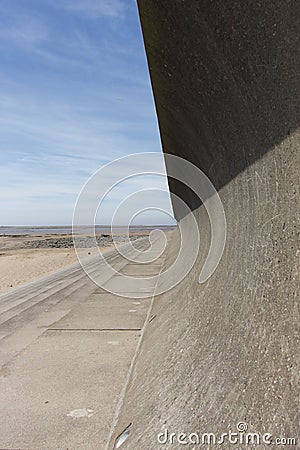 Curved Wall Stock Photo