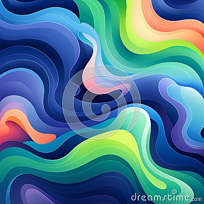 curvy waves background Stock Photo