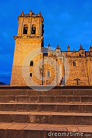 Cusco Cathedral - Cathedral of Santo Domingo Stock Photo