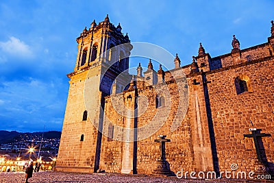 Cusco Cathedral Stock Photo