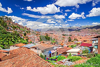 Cusco, Peru - Plaza de Armas Stock Photo