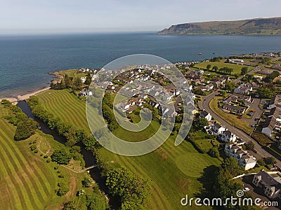 Cushendall Golf Club Antrim Northern Ireland Stock Photo