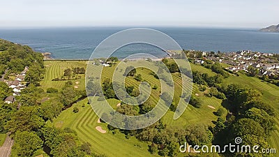 Cushendall Golf Club in Co Antrim Northern Ireland Stock Photo