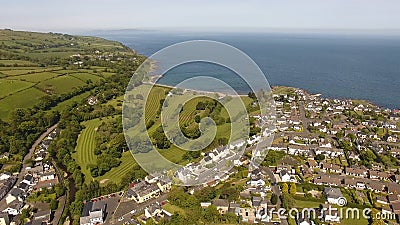 Cushendall Village in Co Antrim Northern Ireland Stock Photo